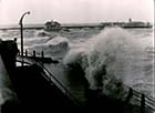  Jetty from Fort Point during the storm | Margate History